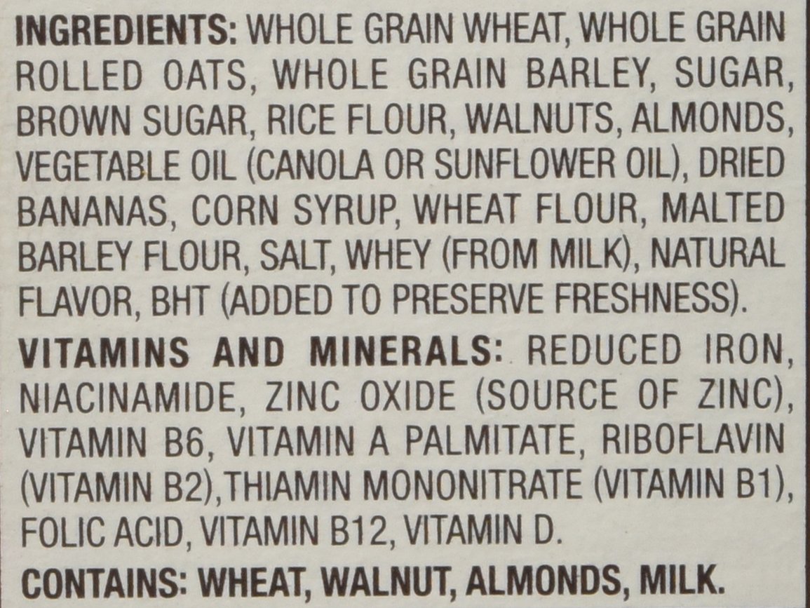 Post Selects Great Grains Banana Nut Crunch Whole Grain Cereal 15.5 Ounce [Pack of 2]