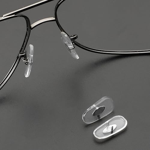 Miniatura 2 de 20 pares de piezas de nariz de repuesto de silicona suave mejoradas para Ray-Ban Aviator RB3025 RB3044 RB3026 RB3030 RB3211 RB3362 Gafas de