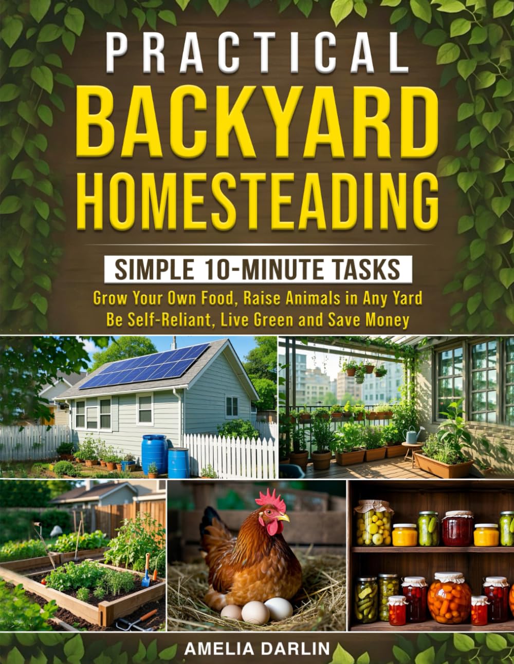 Practical Backyard Homesteading: Simple 10-Minute Tasks to Grow Your Own Food, Raise Animals in ANY Yard, be Self-Reliant, Live Green and Save Money      Paperback – September 25, 2025