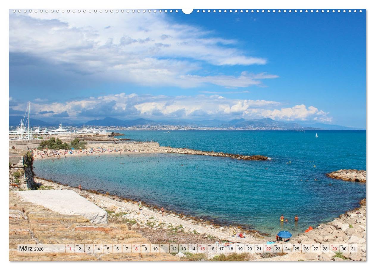 Südfrankreich - Côte d’Azur (Wandkalender 2026 DIN A2 quer), CALVENDO Monatskalender: Der Kalender nimmt Sie mit in das mediterrane Südfrankreich, die Côte d'Azur. (CALVENDO Orte)