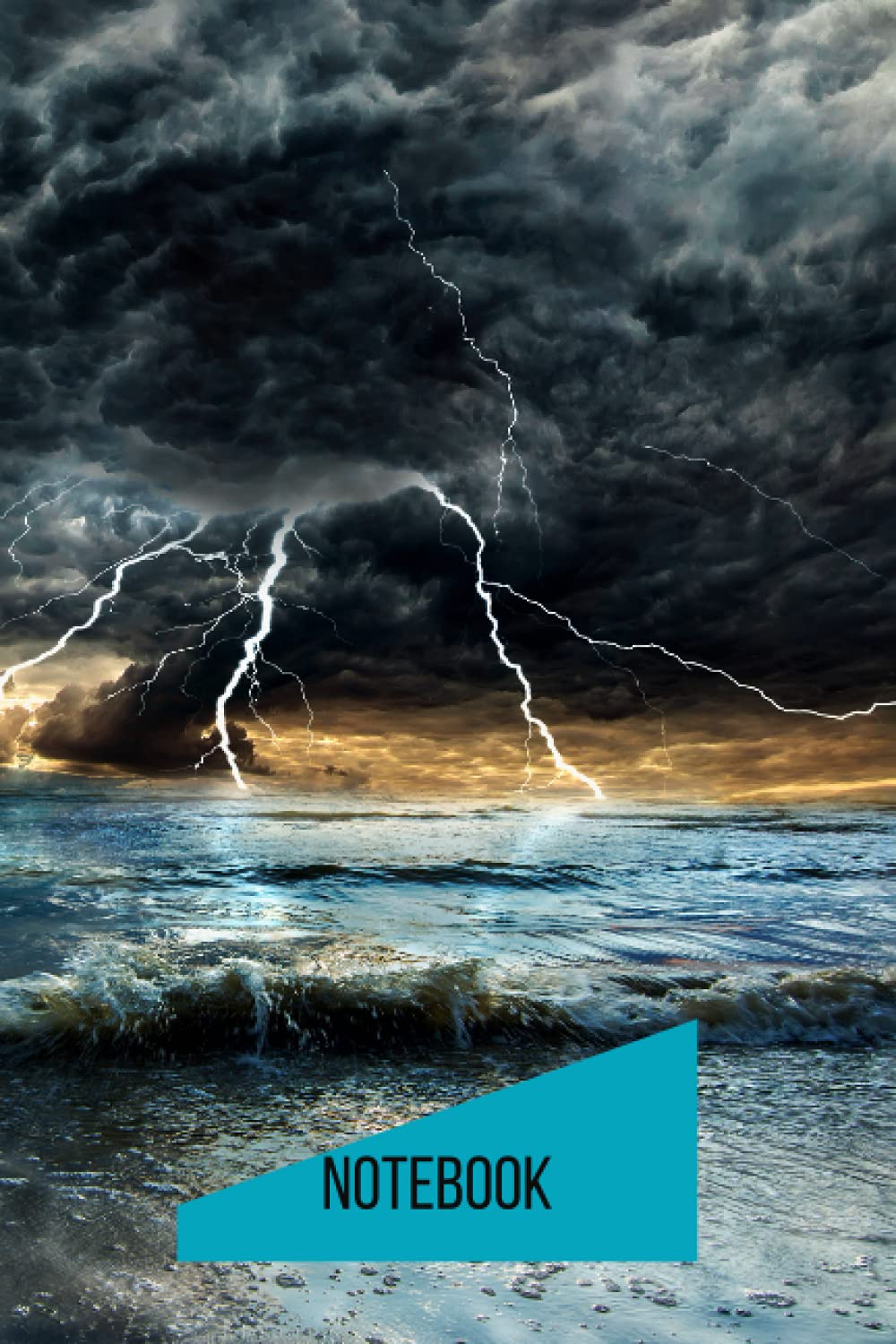 Thunderstorm Notebook: blank lined composition journal | Thunderstorm notebook | 100 pages