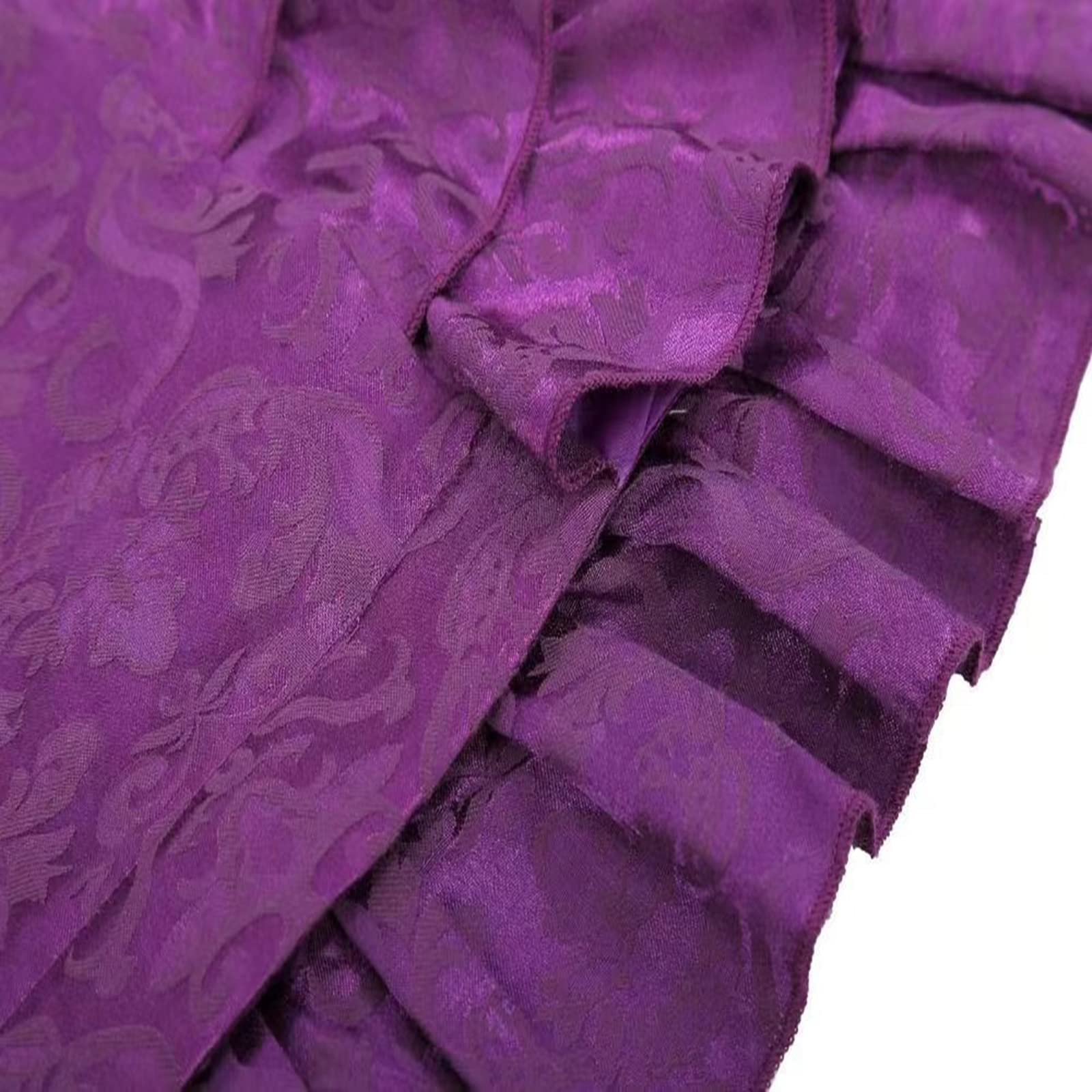 Falda larga para mujer, con estampado floral, falda de cosplay, vestido largo vintage, disfraces elegantes de playa, cintura alta, medias faldas de fiesta, morado claro, 36