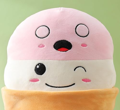 Miniatura 7 de Almohadas de peluche de 12 pulgadas de helado para niños, animales de peluche, peluches kawaii, lindo peluche fácil de limpiar