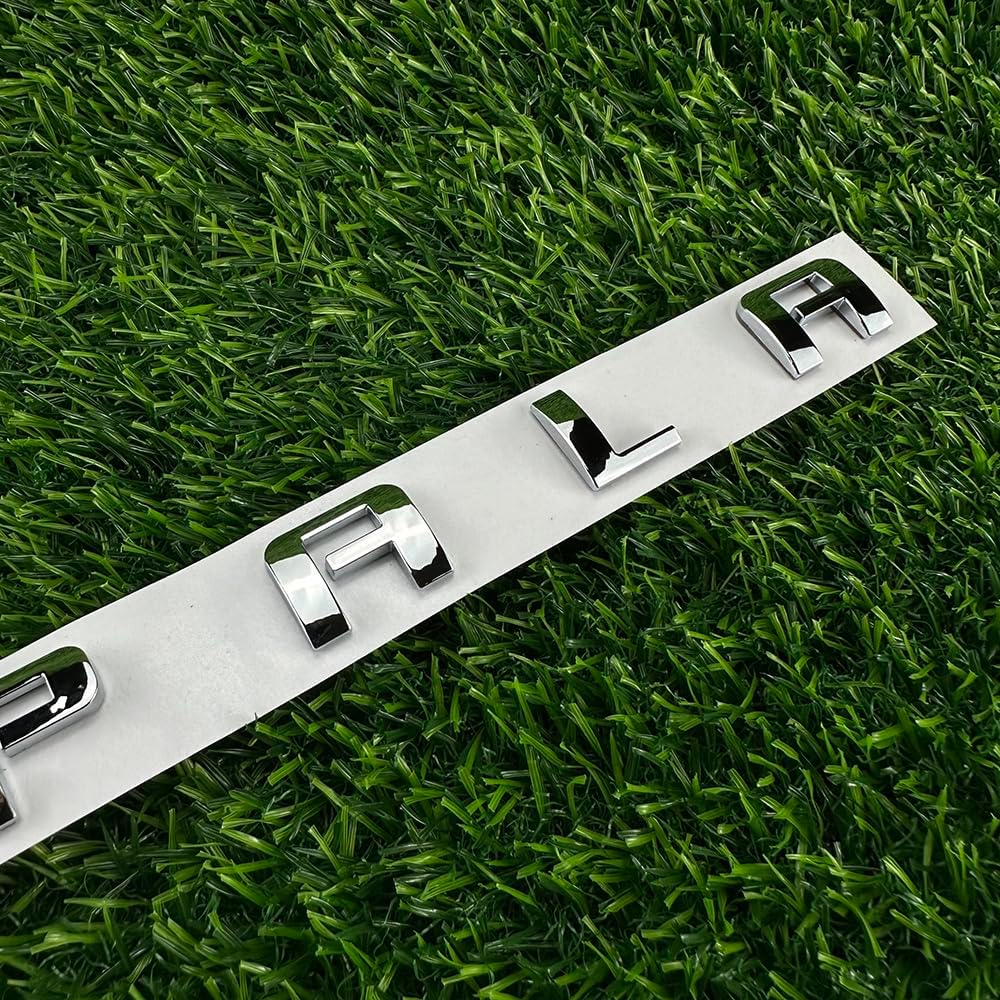 Pair Set Impala Front Door Emblem 3D Letter Badge Nameplate Replacement for 2014-2020 Impala (Chrome)