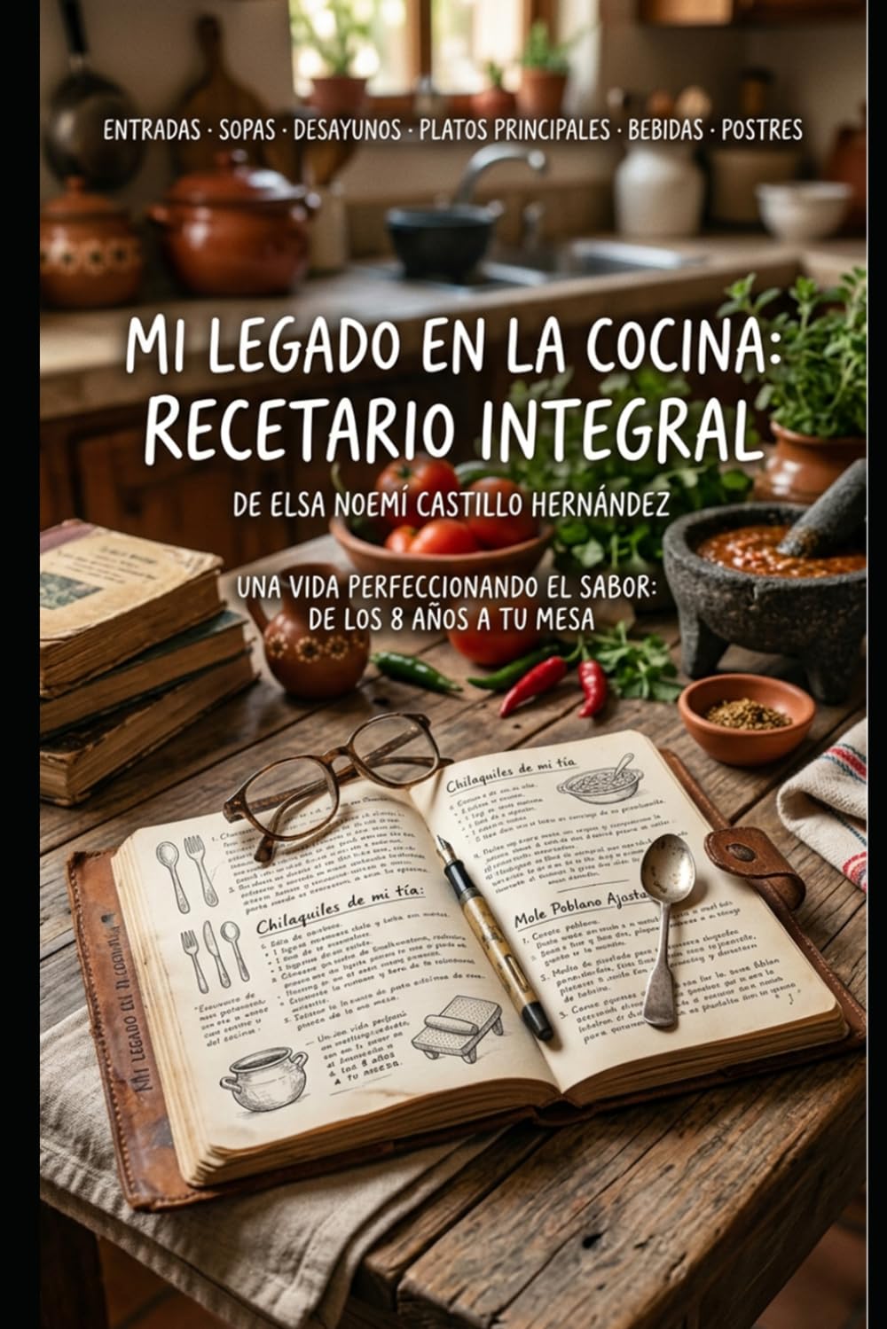 El Sabor de una Vida: Mi Colección Personal de Recetas: De los primeros apuntes a los ocho años hasta la mesa de hoy