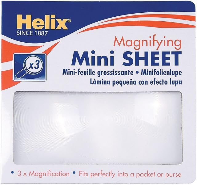 Helix Mini Magnifying Sheet (x3 Magnification)
