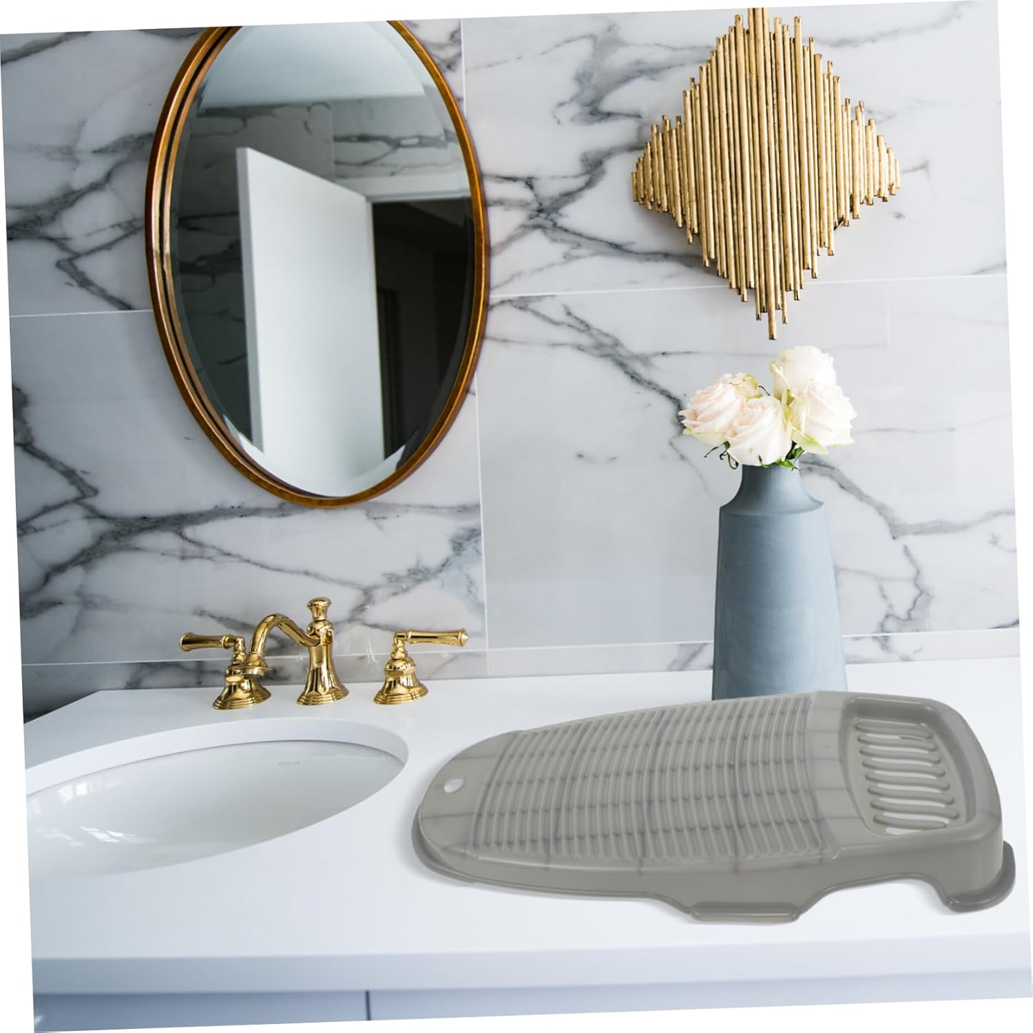 Washboard, Washboard Home Laundry Plastic Non Slip Soap Holder Hanging