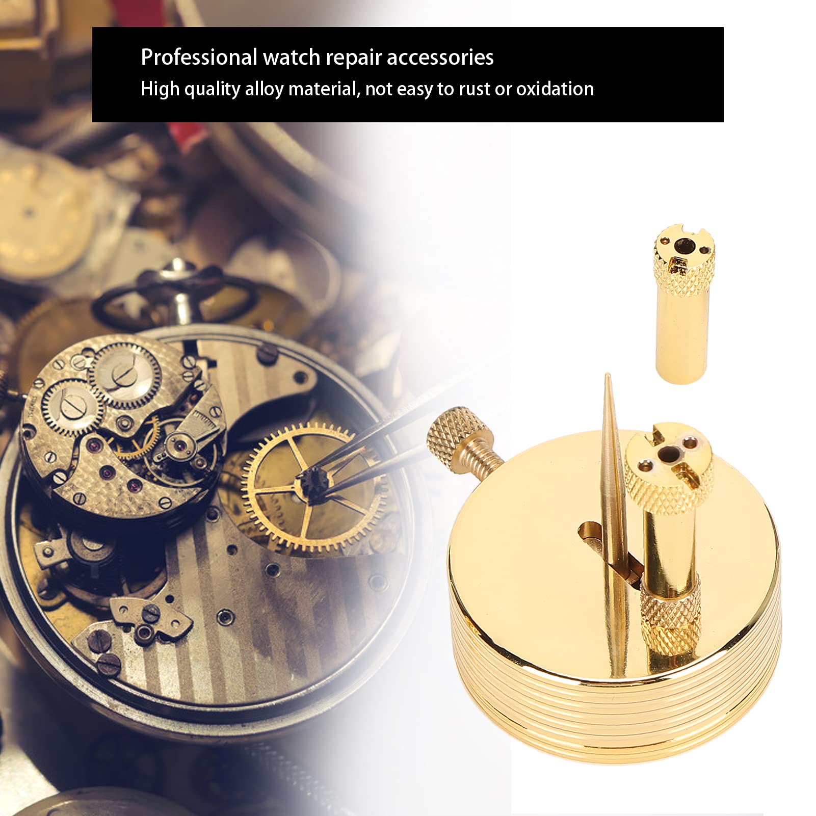 ZJchao Supporto per Ruota di Bilanciamento per Orologi, Accessorio per Movimento dell'Orologio in Lega, Strumento di Riparazione per Orologiai, Facile da Usare, Alta Qualità