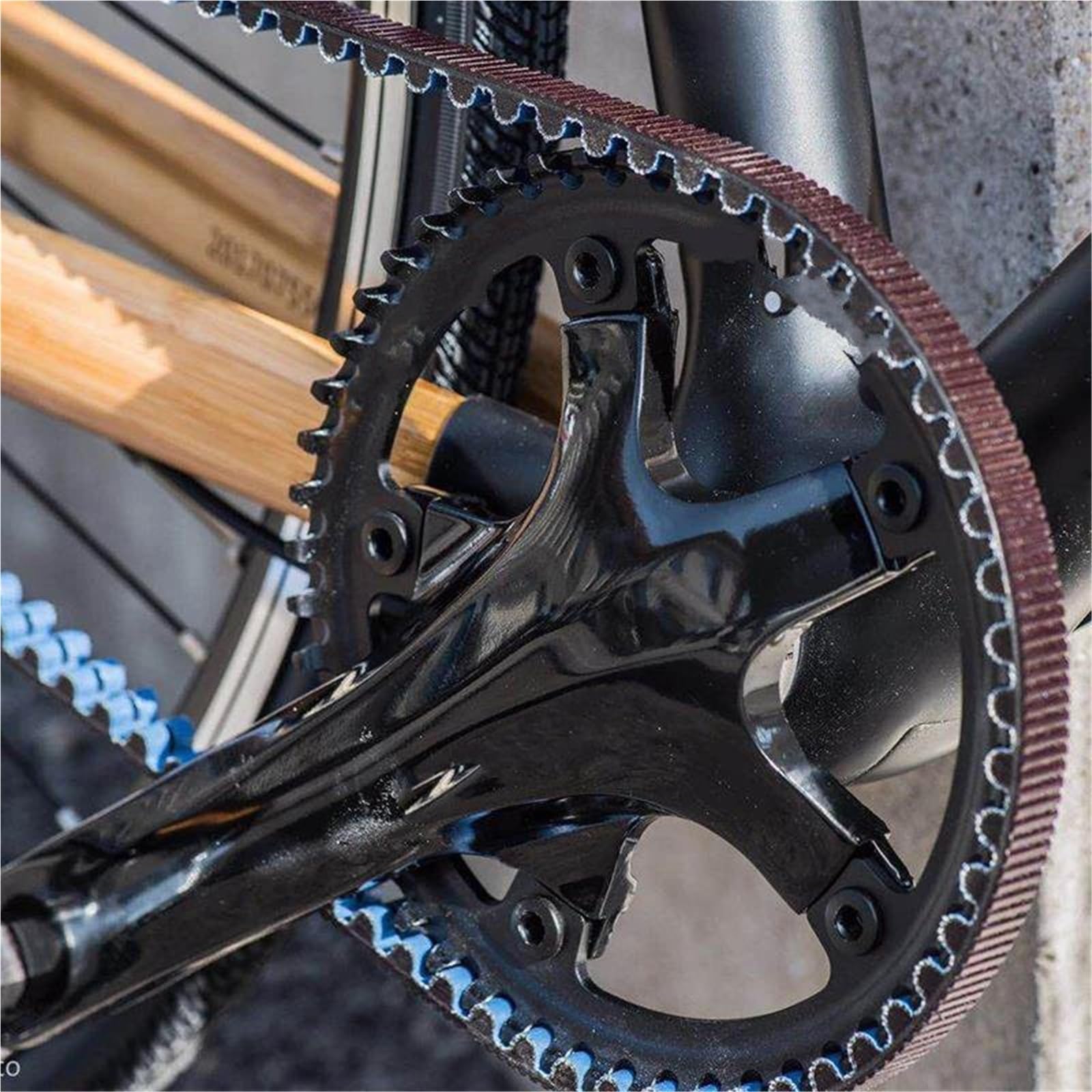 Carbon-Antriebsriemen CDX Center Track Bike Riemenantrieb Carbon-Faser-Fahrrad 115T Blau