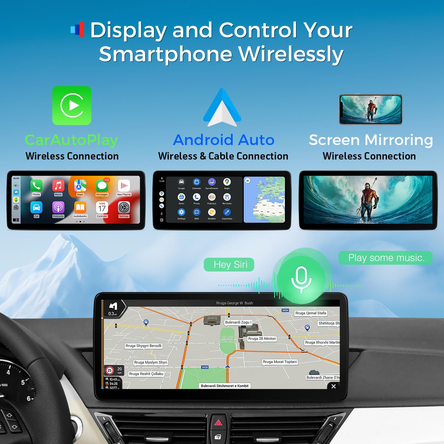  Androidナビ CarPlay対応 12.3インチ cic Amazon.com: XTRONS 12.3 Inch Android 14 Car Stereo for BMW X1 E84