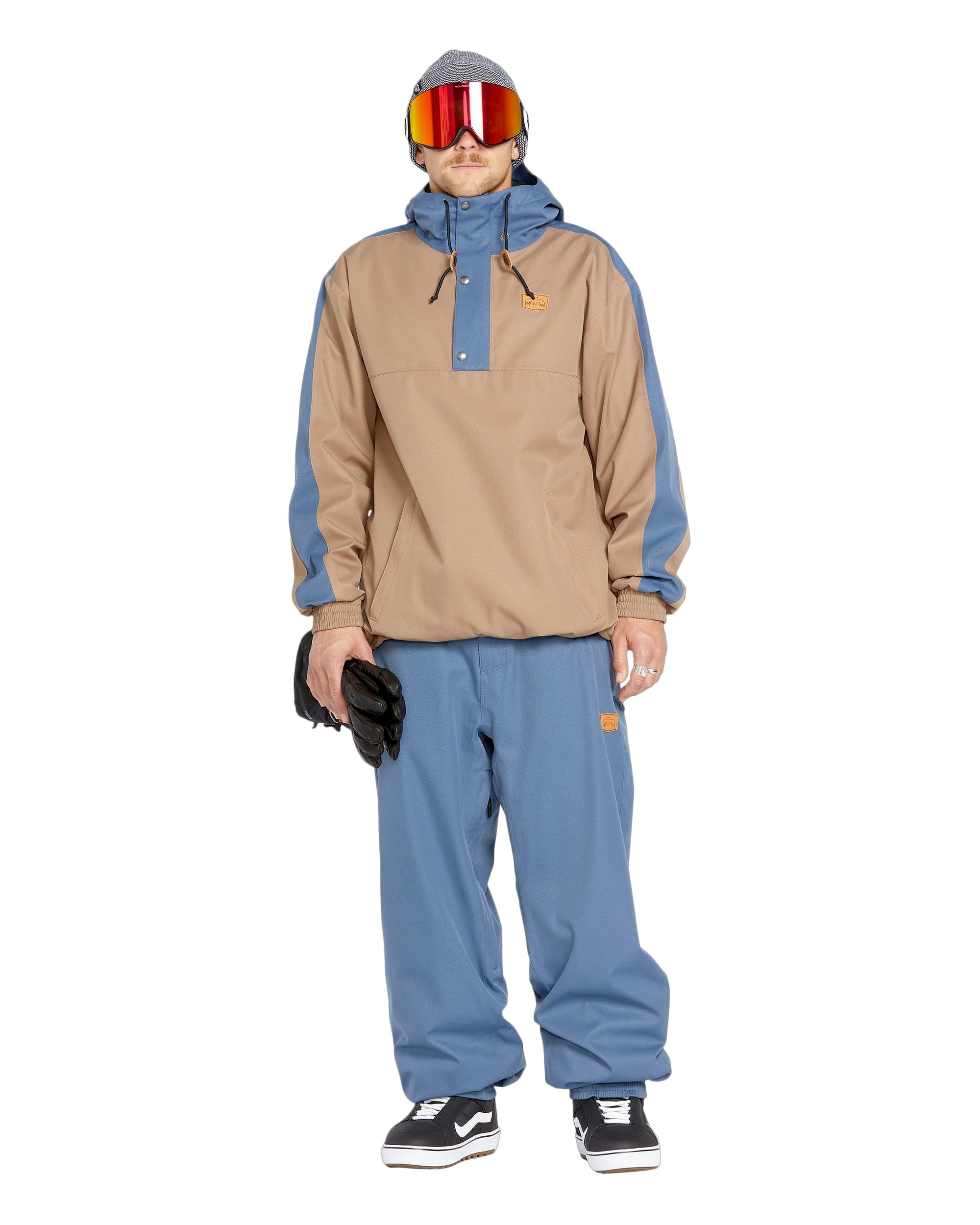 Volcom Men's Arthur Longo 20K Baggy Fit Snowboard Ski Pant, Indigo S5, X-Small