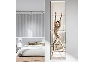 The Perfect Way to Expand the Look of Any Space: 4-Pack Mirror Stickers!