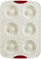 Vista 13 de Trudeau Molde Mini para Barra de 24 Ranuras – Premium Confetti Blanco de Silicona para Hornear con Borde Reforzado de Acero – Antiadherente, Sin