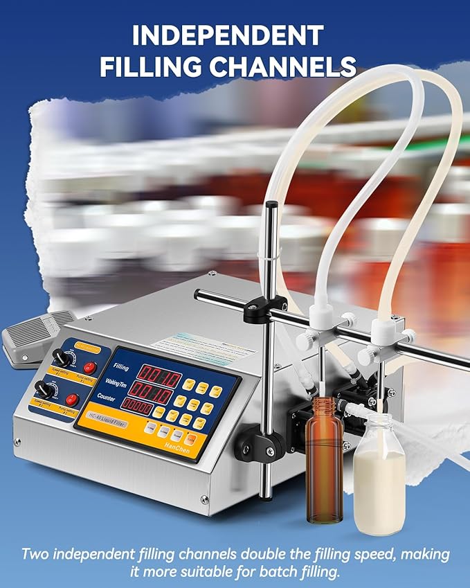 Llenadora Volumétrica de Líquidos 2 Cabezales Control Digita miniatura 4