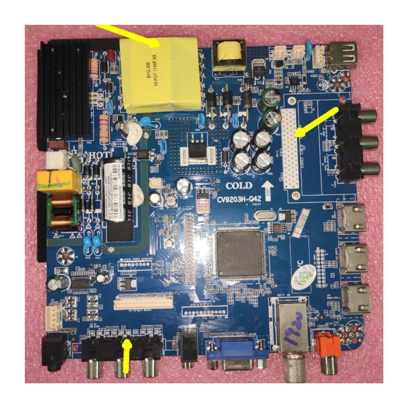 Carte Mère Smart CV6683H-E42 – Pour TV SMT32P28SLN83U, Avec Carte Wifi, Testée