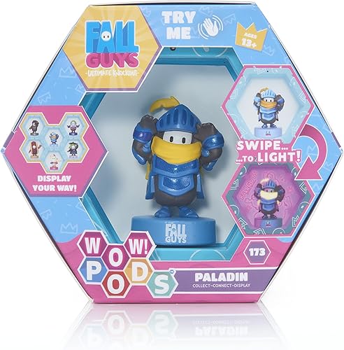 Miniatura 7 de WOW! PODS Fall Guys Ultimate Knockout - Figura Paladin con cabeza de bola iluminada  Producto oficial, coleccionables, juguetes y regalos  para los