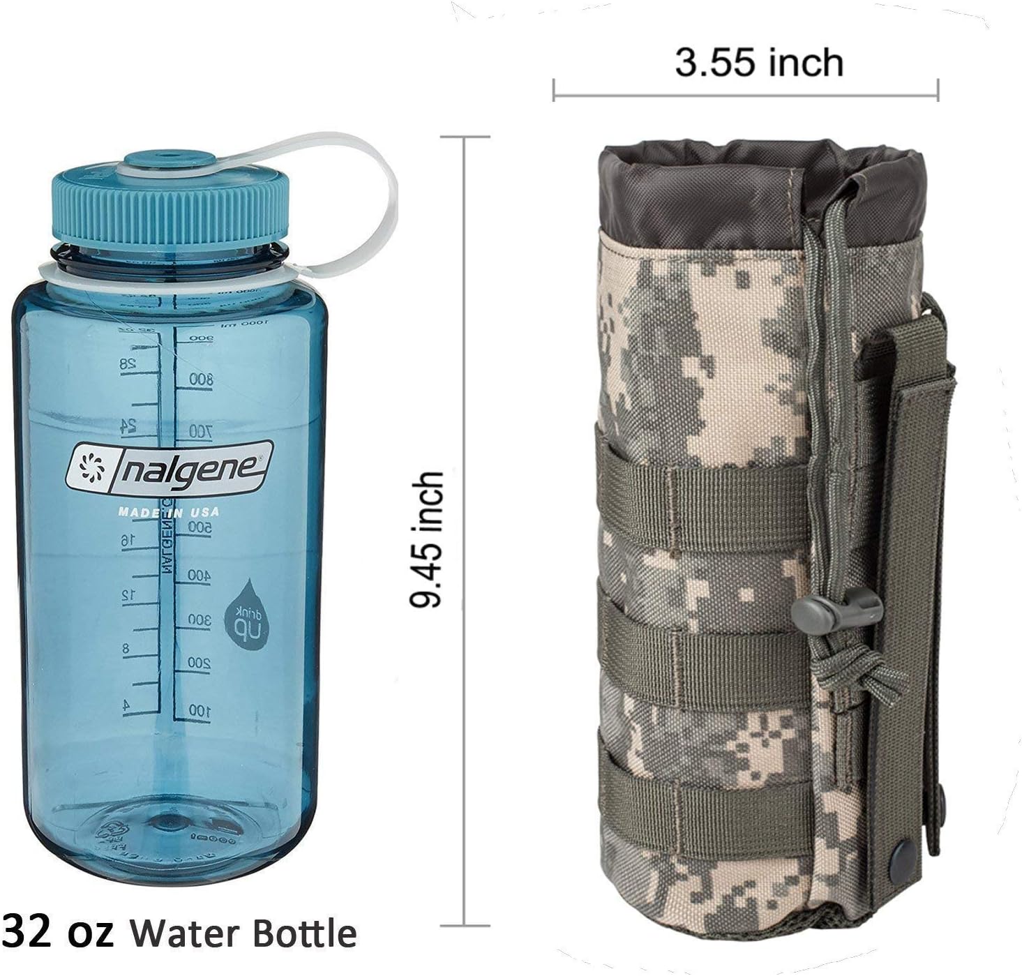 Molle Tactical Water Bottle Holder with Drawstring Nigeria Ubuy