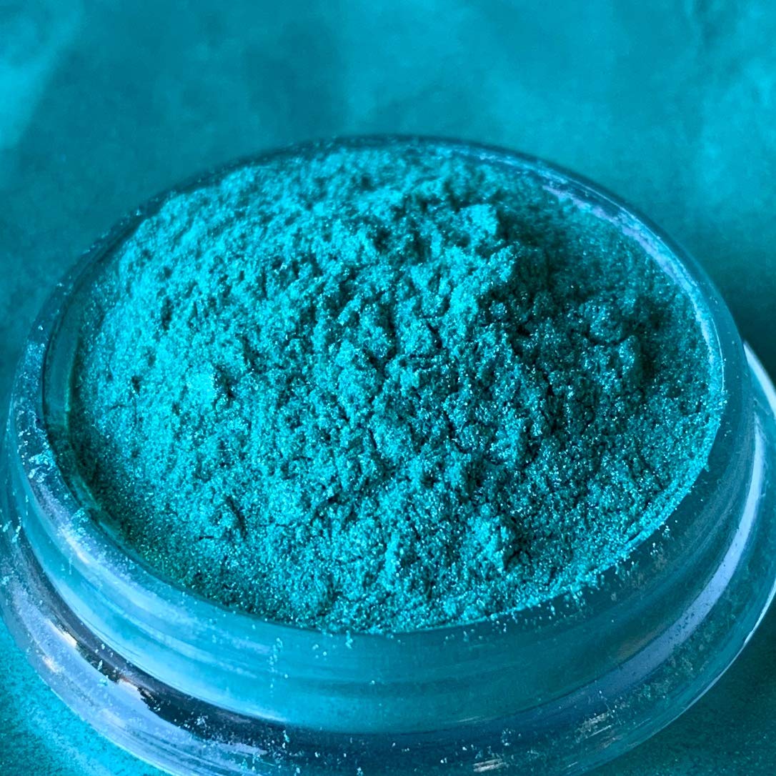 Dipoxy caribbian-sea-Pearl-Blau03 Pigment Farbmittel für Epoxidharz, Polyesterharz, Polyurethan Systeme, Beton, Lacke, Kunstharz Schmuck