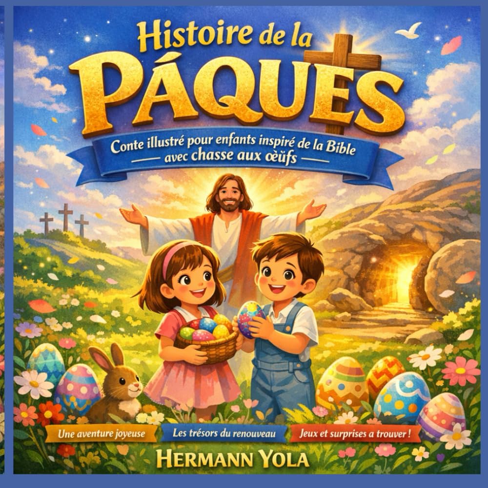 Histoire de la pâques: Conte illustré pour enfants inspiré de la Bible