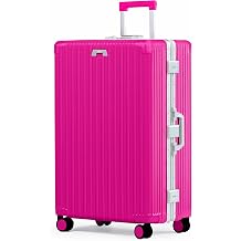 Nobl Travel Large Zipperless Aluminum Frame Hard Shell Checked Suitcase