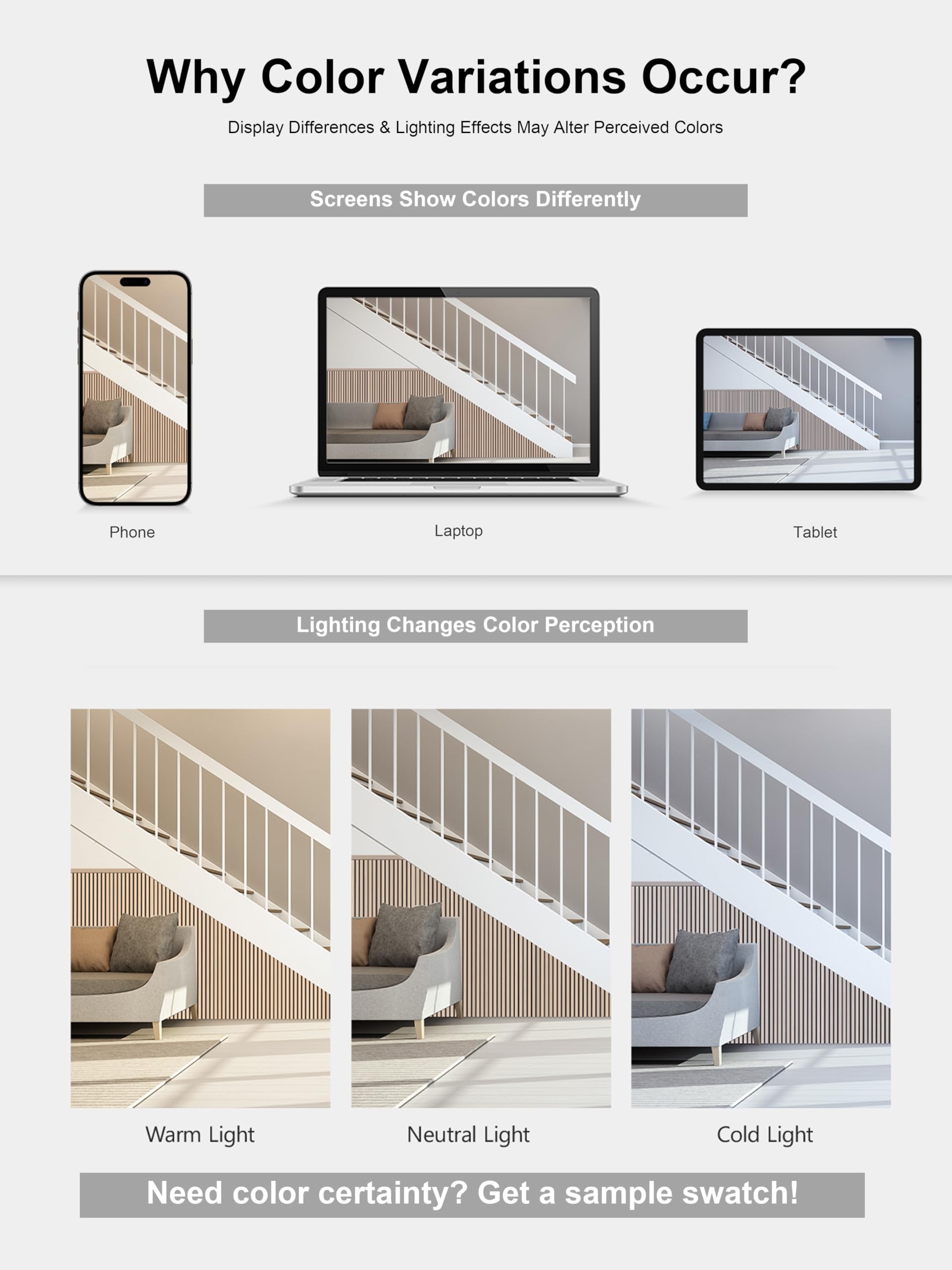 Panel de pared de listones de madera, fácil instalación, versátil, diseño acústico mejorado, adecuado para sala de estar, dormitorio, cocina y oficinas (2 piezas, roble blanco), 47.2 x 23.6 x 0.87