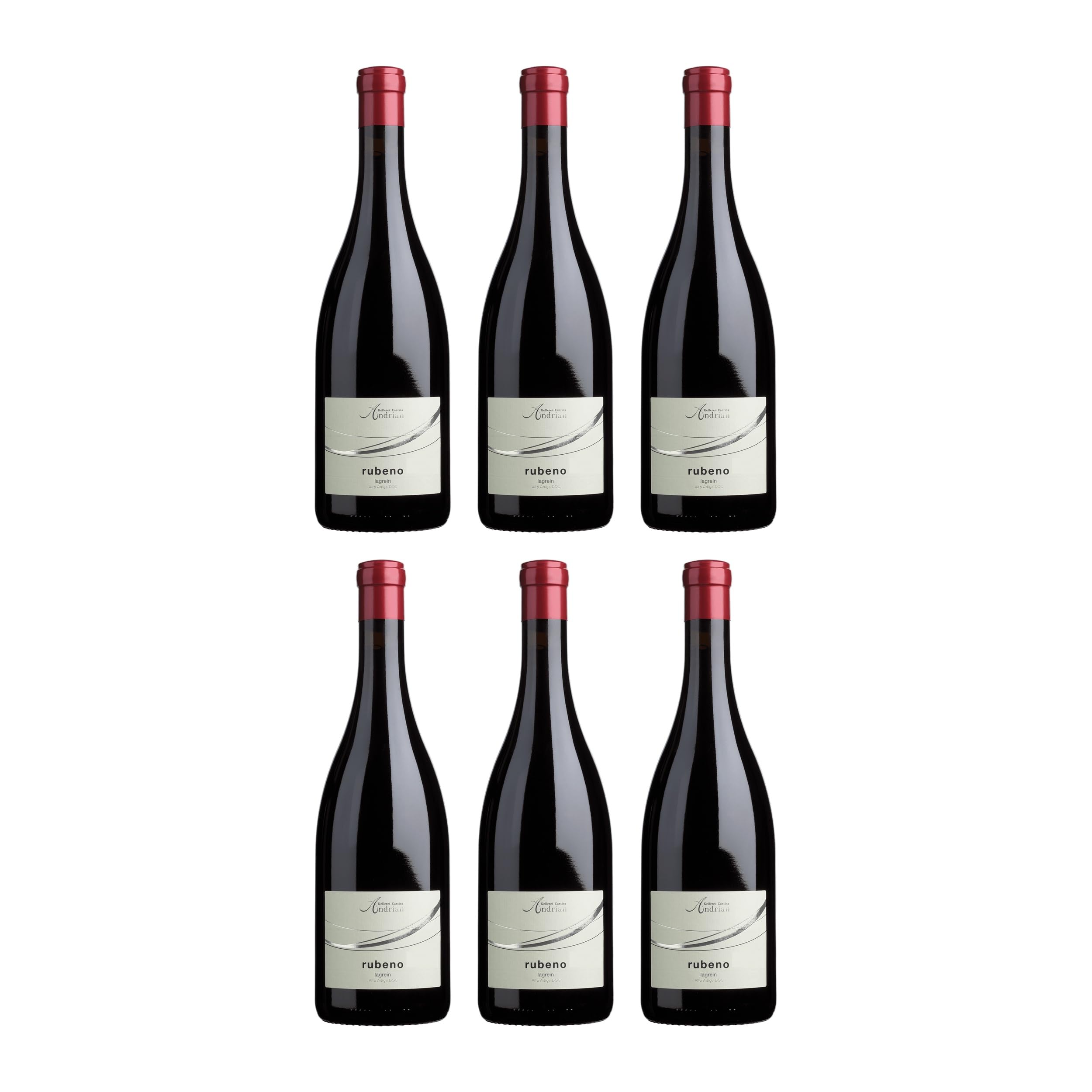 Cantina Andrian Rubeno Lagrein DOC trocken Rotwein Italien inkl. Feinwert E-book (6 x 0.75 l)