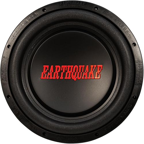 Earthquake Sound Tremor-X124 12-inch Car Subwoofer, 1250 Watts