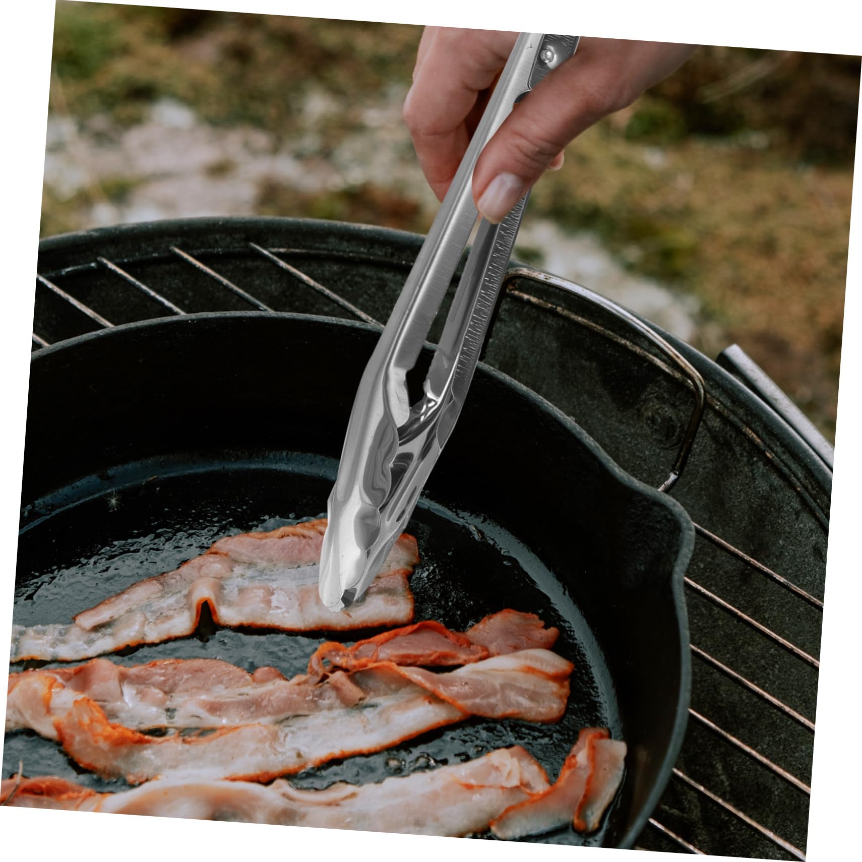 Set Di Utensili Per Griglia Portatile in Acciaio Inossidabile Accessori Per Barbecue All'aperto Bastoncini Per Griglia Per Feste Campeggio Regali Per Cuochi Appassionati Di Cucina