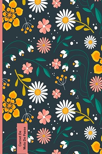 Carnet de Mots de Passe: Carnet de mots de passe alphabétique - Cahier pour vos identifiants et mots de passe Internet - répertoire alphabétique - Petit format pratique A5 - 110 pages