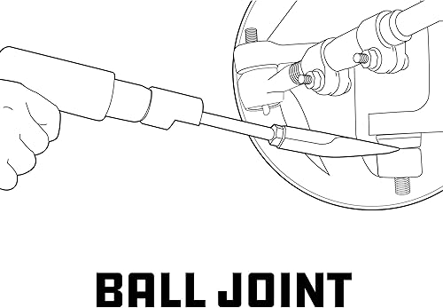 Miniatura 5 de Powerbuilt Juego de 5 unidades de horquilla delantera, juego de herramientas de horquilla, biela, juntas esféricas y brazos Pitman-648646