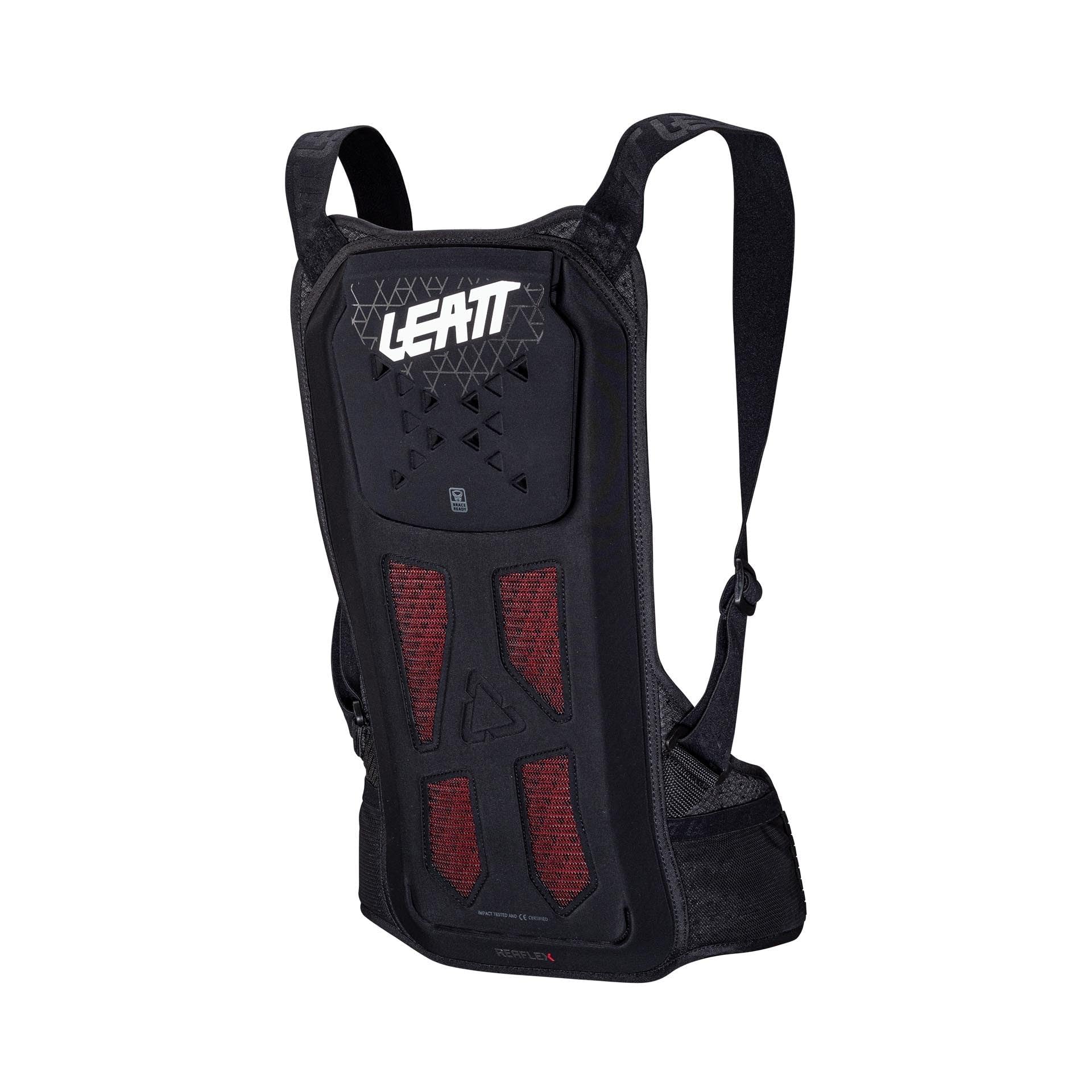 Leatt 5025202440, PARASCHIENA REAFLEX Stealth (160-172CM) S/M Unisex-Adult