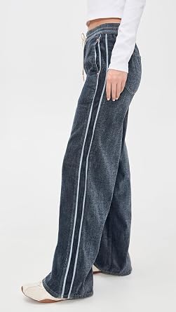 DAZE Women's The Cozy Jean Wide Leg Pull-On Jeans