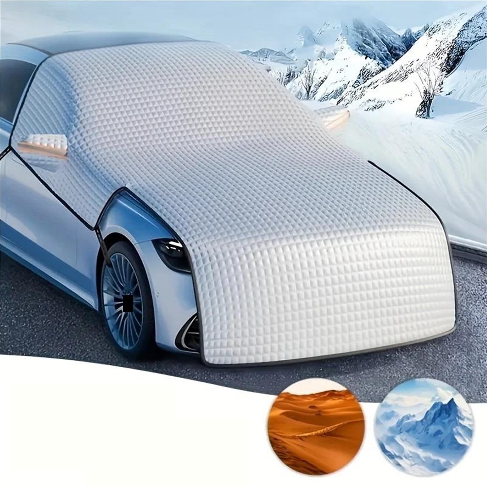 Copri Parabrezza Auto Inverno Coperture per Parabrezza di Protezione Invernale per Auto