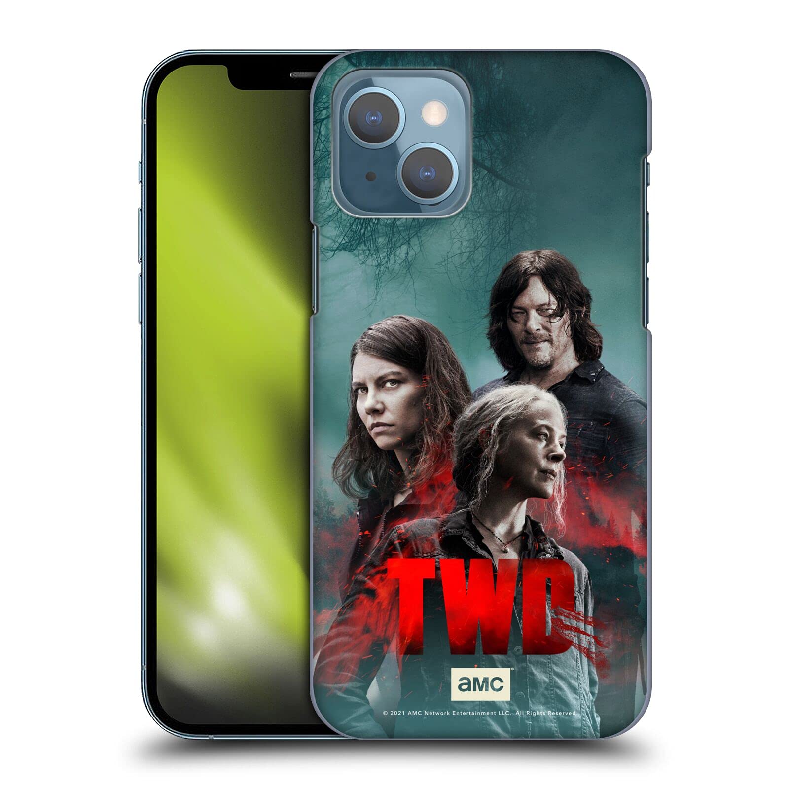 Head Case Designs Officially Licensed AMC The Walking Dead Characters Season 10 Key Art Hard Back Case Compatible with Apple iPhone 13