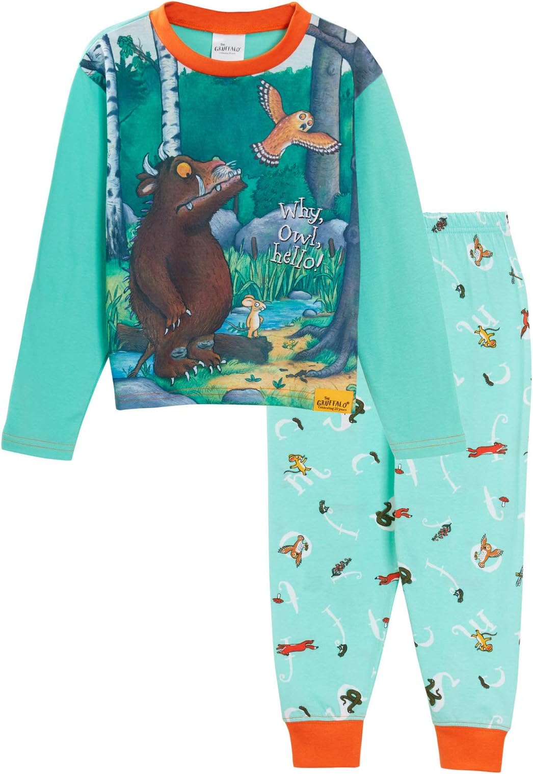 Gruffalo Boys Girls Unisex Pyjamas Kids Full Length Character Pjs Set Nightwear Size