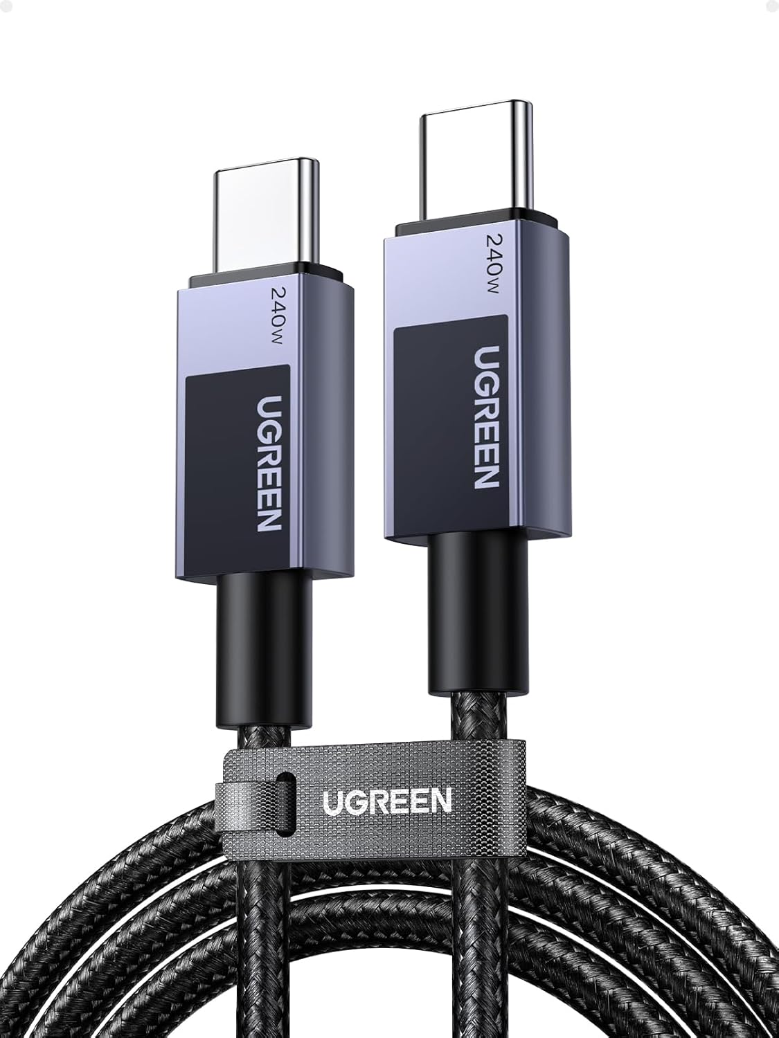 Product image of UGREEN 240W USB C Cable Fast Charging, USB C Charger Cable Type C Cord Compatible with MacBook Pro/Air, iPhone 17/17 Pro/17 Pro Max/16/14, Galaxy S25/S25/S24, iPad Pro/Air/Mini 6, 3.3FT