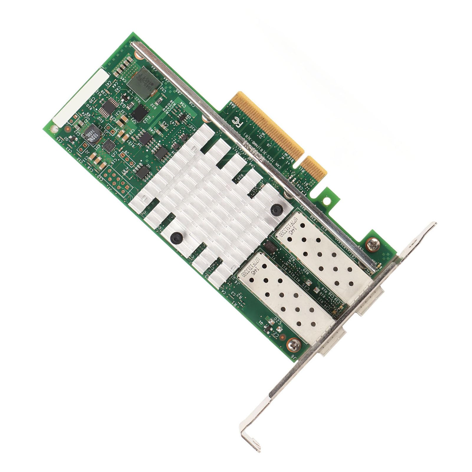 AMONIDA Scheda di Rete SFP+ da 10 GB Scheda Adattatore Veloce a Doppia Porta per Server High Throughput 40 Gbps per Utilizzo in Data Center