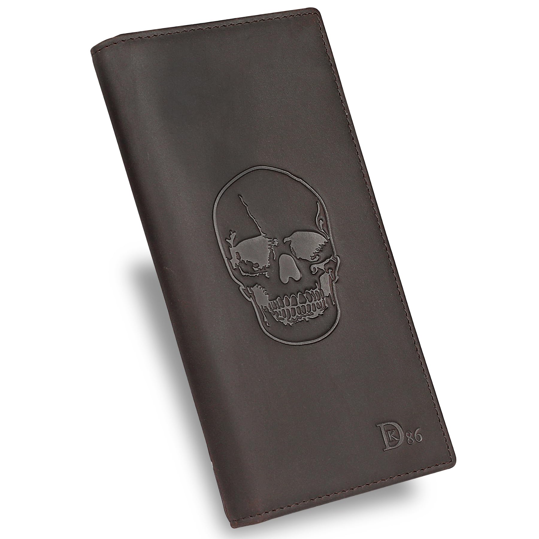 DK86 Long Wallets for Men Genuine Leather RFID Blocking