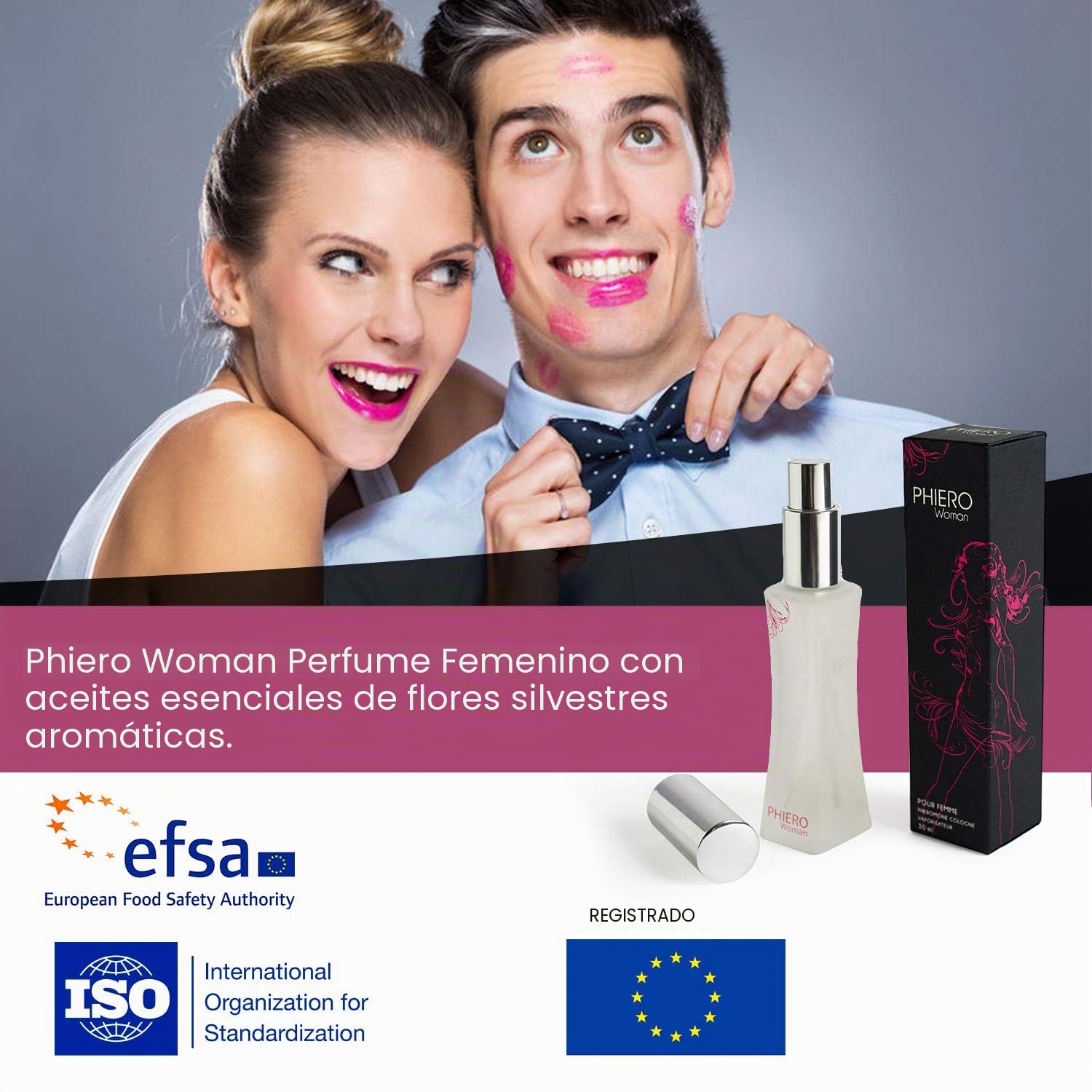 Pack de 3 Perfumes con 4 tipos de feromonas para mujer