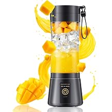Cordless Personal Size Portable Blender - 380Ml Blender Smoothies and Shakes, BPA Free Traveling Juice Cup with Powerful Blending, Freshly Squeezed in Sports/Travel/Home
