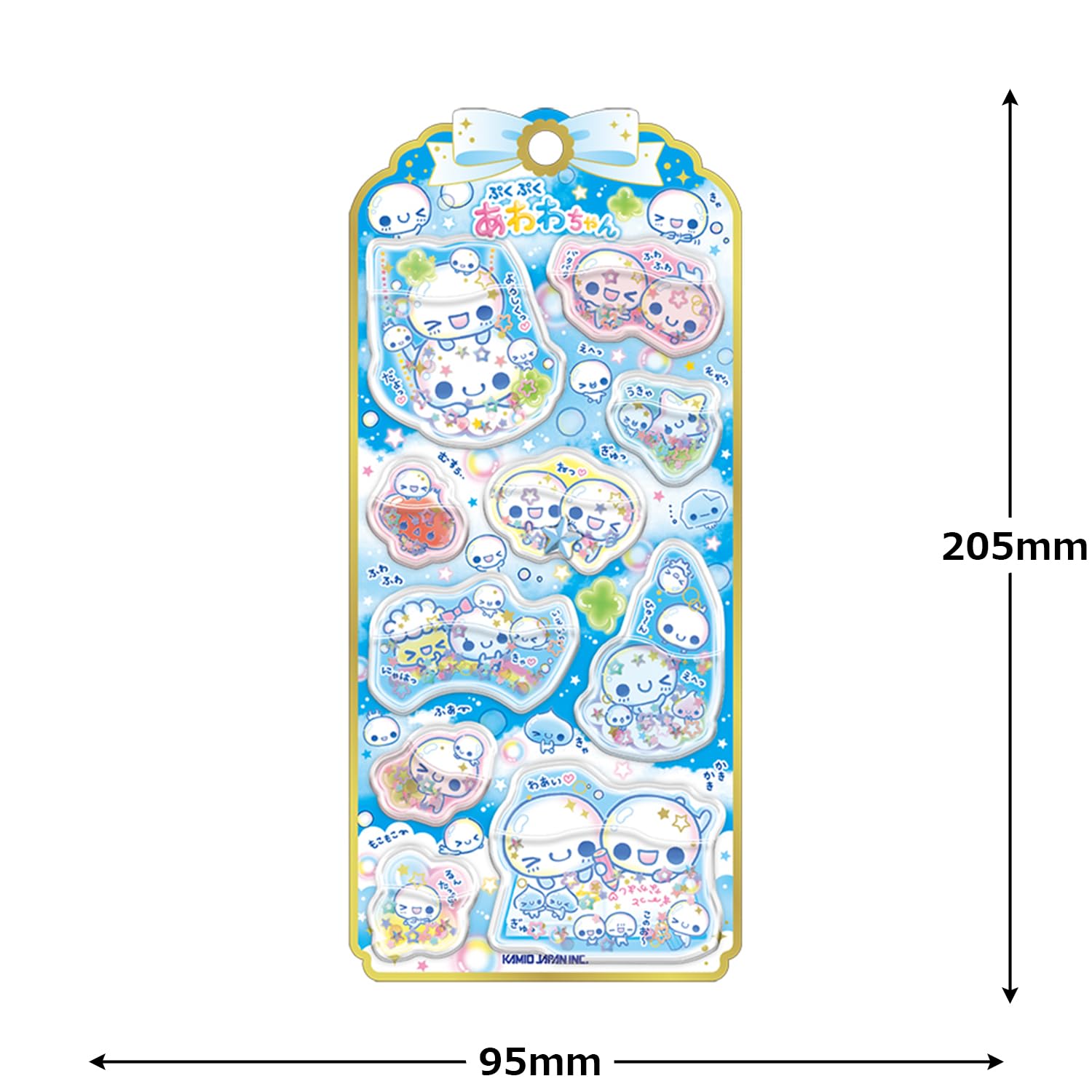 Amazon.co.jp: カミオジャパン ステッカー あわわちゃんウォーターイン