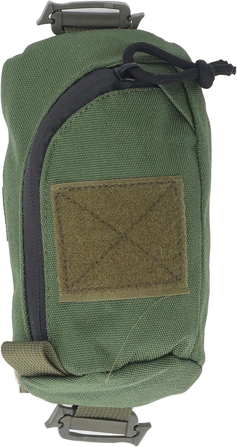 Dioche 2pcs Multifunctional Backpack Strap Pouch Outdoor Sport Hiking Accessories with Oxford Fabric Attachment Pouch (Green)