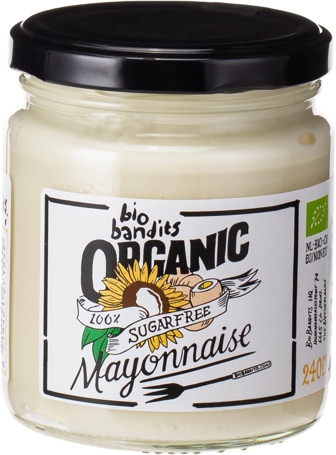 Bio Bandits Organic Sugarfree Mayonnaise 240 Ml