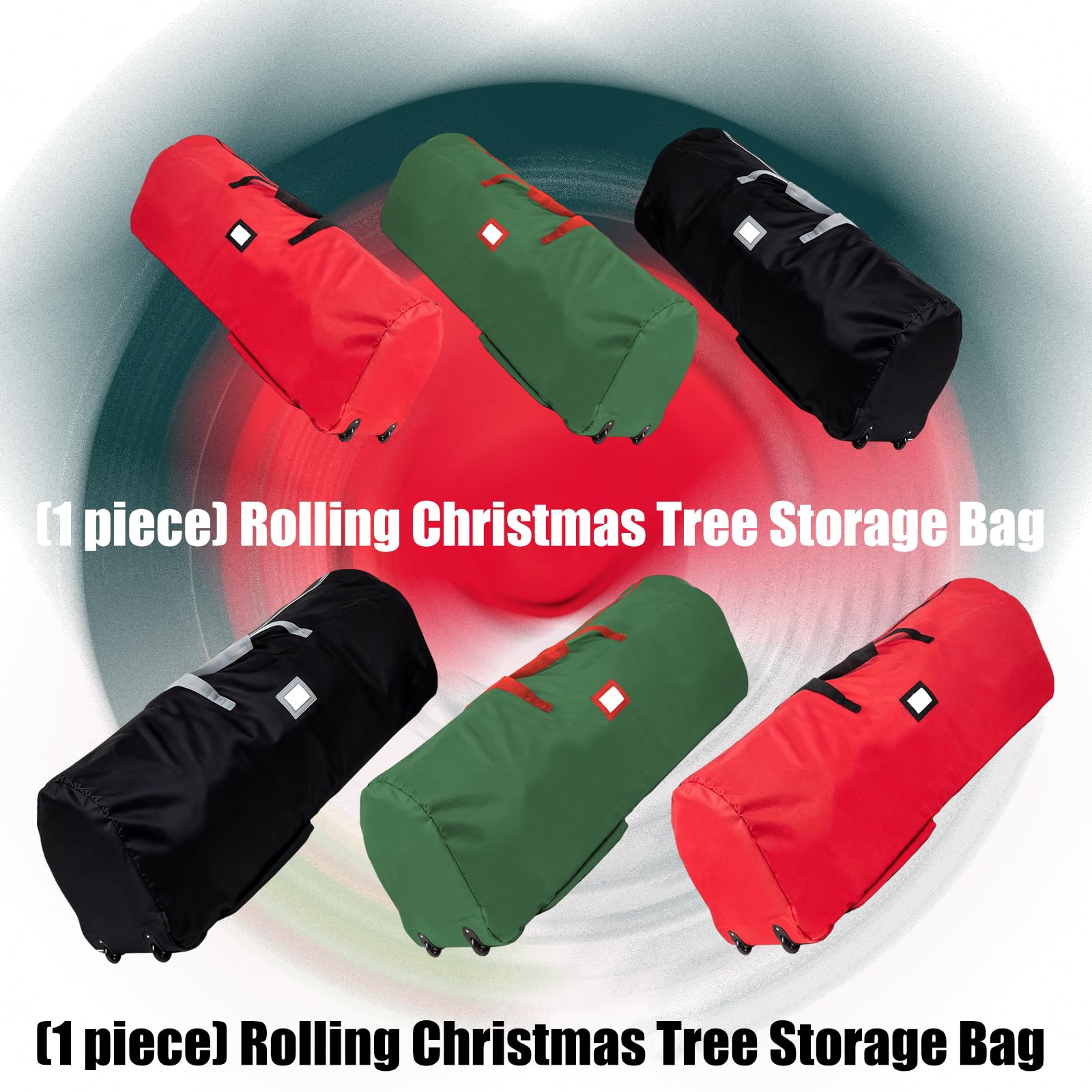Platzsparende Weihnachtsbaum Aufbewahrungstasche, faltbares Design, reduziert Volumen während der Lagerung außerhalb der Saison Hergestellt aus Oxford Oxford Stoff