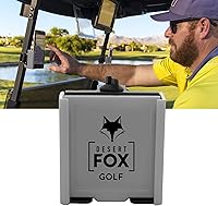 Vista 4 de DESERT FOX GOLF Phone Caddy – Adjustable Golf Cart Phone Holder with Secure Strap for Hands-Free GPS & Golf Apps – Universal Fit