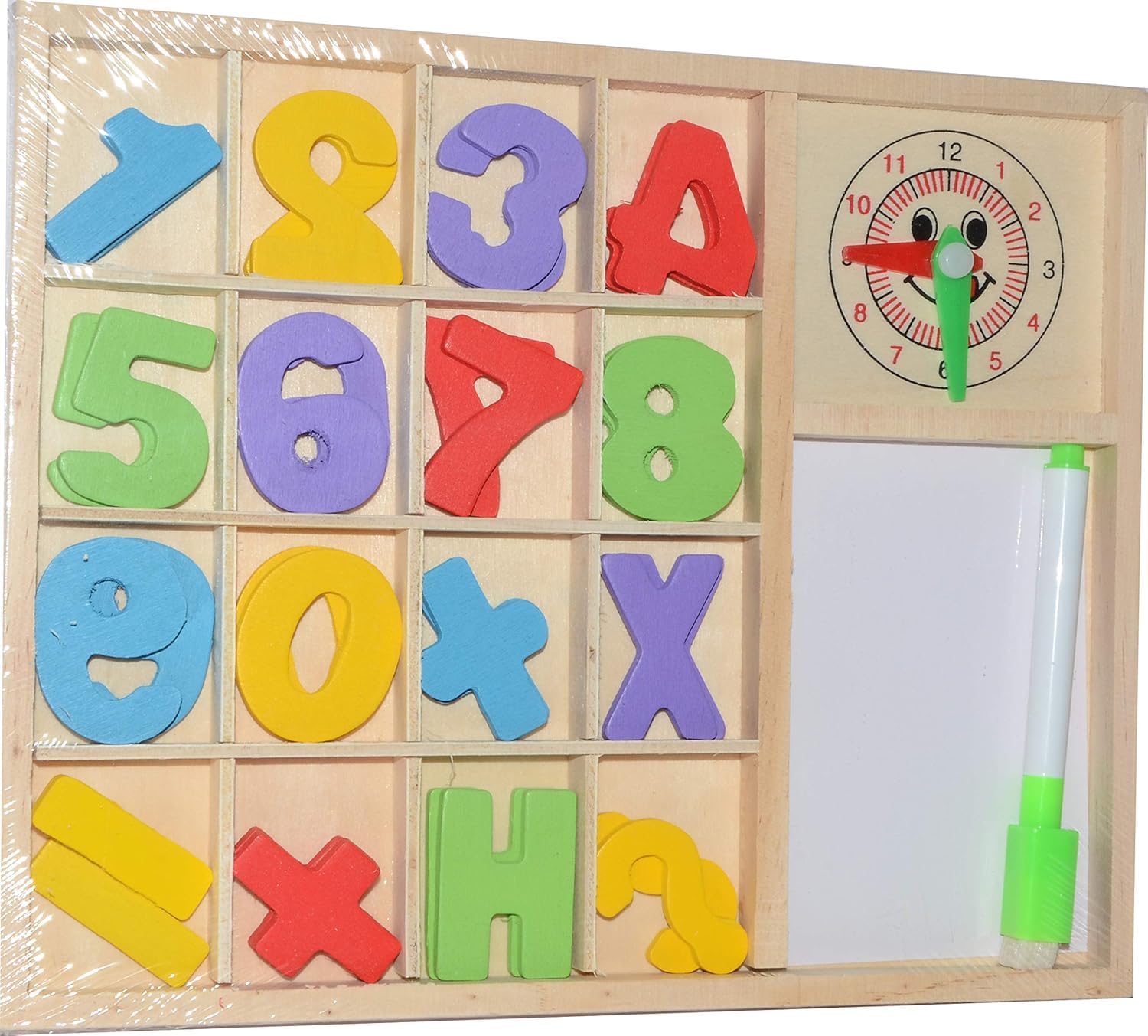 PLUSPOINT Wooden Number Counting Board Learn to Calculate Number with Abacus Computation Study Box Educational Basic Learning Maths kit for Kids Age 3+ (Computation-B) - Image 6 thumbnail
