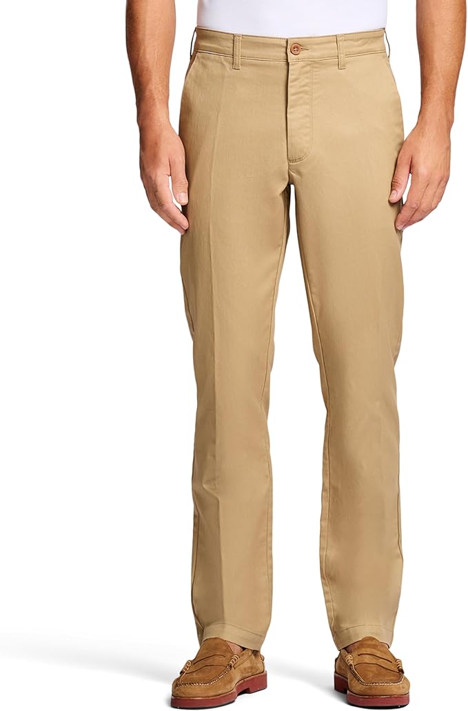 Fit flat front dress pants