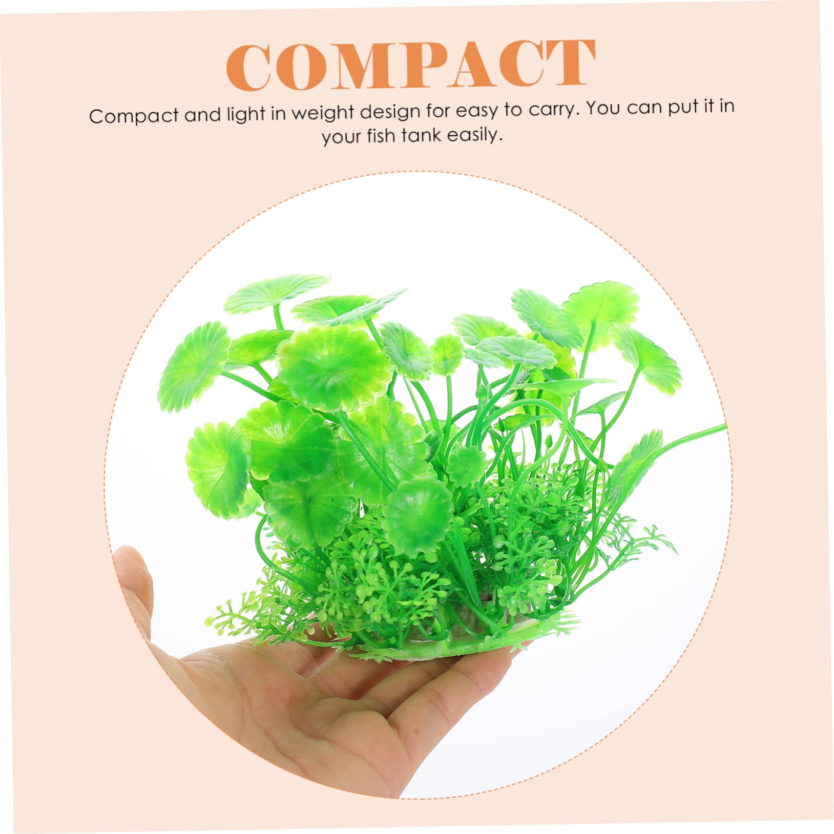 Sosoport 2sätze Aquatic Plant Set Für Aquariumdekoration Lebensnahe Künstliche Wasserpflanzen Und Für Fischbehälter Einfach Zu Platzieren