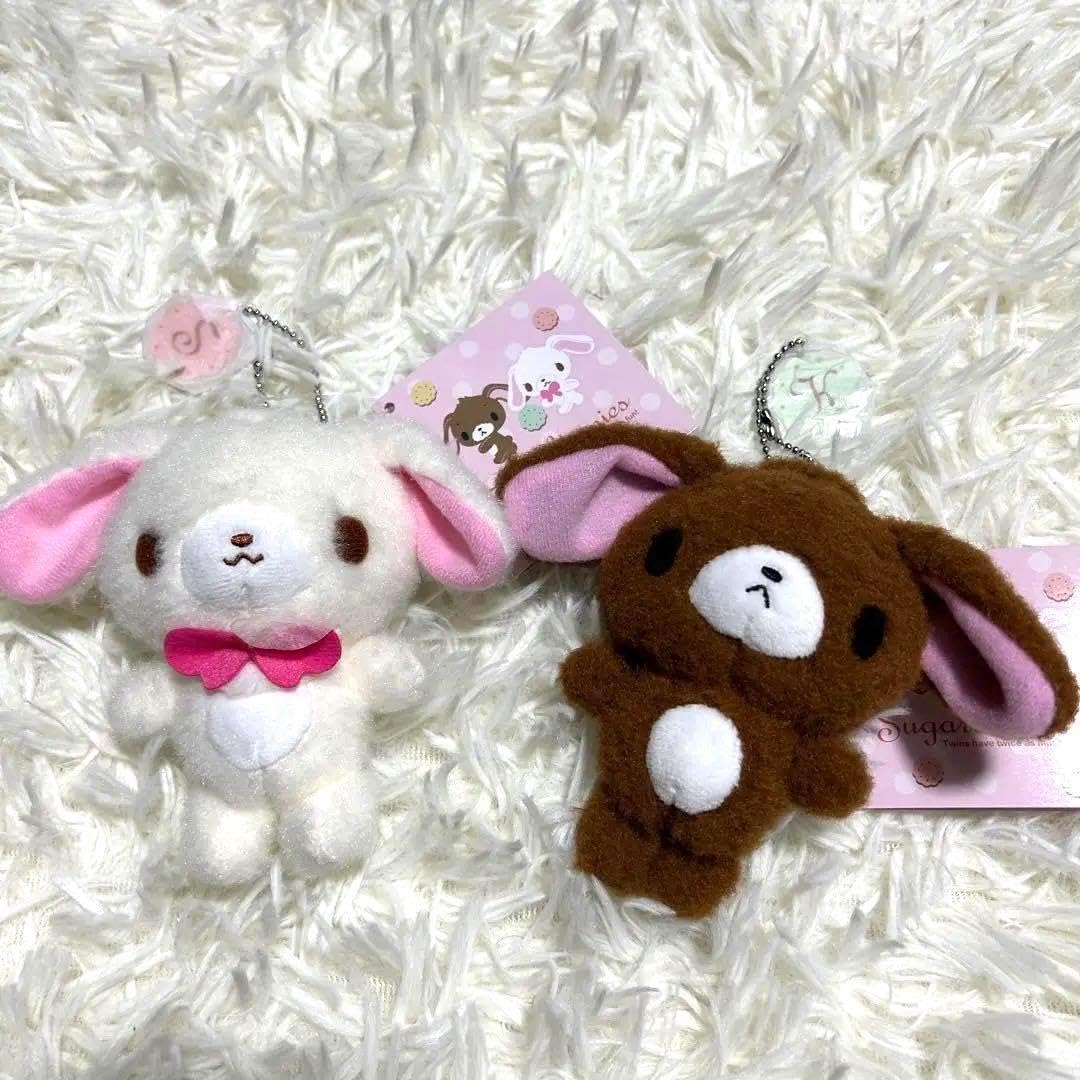 Amazon.co.jp: シュガーバニーズ ぬいぐるみ 2セット しろうさ くろう 