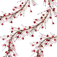 Vista 8 de Guirnaldas de oropel de Pascua de 40 pies, colorido torcido de oropel con confeti, guirnalda colgante de purpurina metálica para fiestas, ventanas